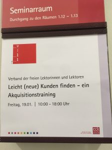 VFLL-Seminar zum Thema "Leicht (neue) Kunden gewinnen"