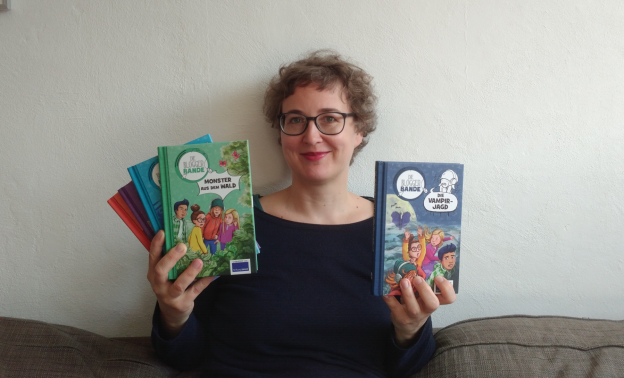 „Die Vampirjagd“-Autorin Kathrin Jurgenowski, aus der Kinderkrimi-Reihe „Die Bloggerbande“